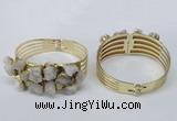 CGB821 30*68mm - 30*70mm druzy agate gemstone bangles wholeasale