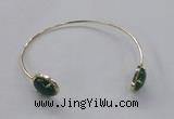 CGB862 10*14mm oval agate gemstone bangles wholesale