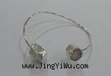 CGB888 12mm - 14*15mm freeform druzy agate gemstone bangles