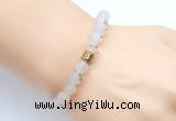 CGB9310 8mm, 10mm matte montana agate & drum hematite power beads bracelets