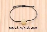 CGB9915 Fashion 12mm honey jade adjustable bracelet jewelry