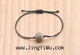 CGB9938 Fashion 12mm feldspar gemstone adjustable bracelet jewelry