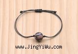 CGB9943 Fashion 12mm rhodonite gemstone adjustable bracelet jewelry