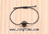 CGB9944 Fashion 12mm bronzite gemstone adjustable bracelet jewelry