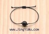 CGB9947 Fashion 12mm golden obsidian adjustable bracelet jewelry