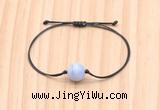 CGB9950 Fashion 12mm blue lace agate adjustable bracelet jewelry