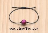 CGB9971 Fashion 12mm red tiger eye adjustable bracelet jewelry