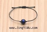 CGB9973 Fashion 12mm blue tiger eye adjustable bracelet jewelry