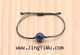 CGB9978 Fashion 12mm sodalite gemstone adjustable bracelet jewelry