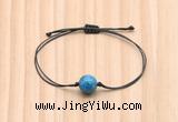 CGB9982 Fashion 12mm apatite gemstone adjustable bracelet jewelry