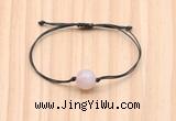 CGB9991 Fashion 12mm rose quartz adjustable bracelet jewelry