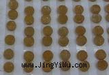 CGC104 12mm flat round druzy quartz cabochons wholesale