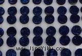 CGC124 16mm flat round druzy quartz cabochons wholesale