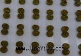 CGC150 8*10mm oval druzy quartz cabochons wholesale