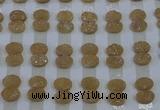 CGC161 10*14mm oval druzy quartz cabochons wholesale