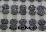 CGC184 13*18mm oval druzy quartz cabochons wholesale