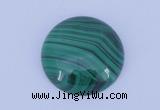 CGC19 10pcs 10mm flat round natural malachite gemstone cabochons