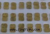 CGC203 10*14mm rectangle druzy quartz cabochons wholesale