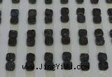 CGC210 10*10mm square druzy quartz cabochons wholesale