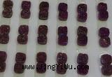 CGC214 10*10mm square druzy quartz cabochons wholesale
