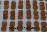 CGC224 12*12mm square druzy quartz cabochons wholesale