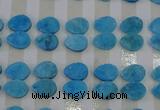 CGC250 13*18mm flat teardrop druzy quartz cabochons wholesale