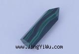 CGC43 10*30mm faceted column natural malachite gemstone cabochons