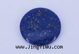 CGC50 6*28mm flat round natural lapis lazuli gemstone cabochons