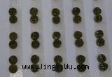 CGC71 6mm flat round druzy quartz cabochons wholesale