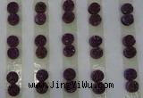 CGC87 8mm flat round druzy quartz cabochons wholesale