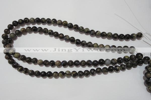 CGE103 15.5 inches 10mm round glaucophane gemstone beads