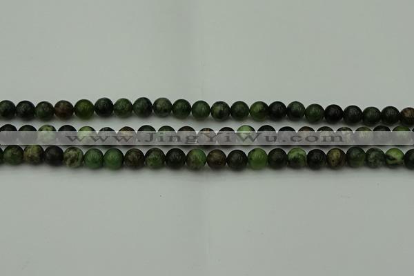 CGJ400 15.5 inches 4mm round green jade beads wholesale