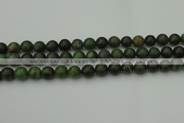 CGJ403 15.5 inches 10mm round green jade beads wholesale