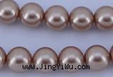 CGL359 5PCS 16 inches 18mm round dyed plastic pearl beads wholesale