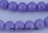 CGL800 10PCS 16 inches 4mm round heated glass pearl beads wholesale