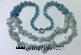 CGN544 27 inches fashion mixed gemstone beaded necklaces