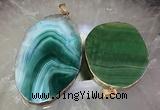 CGP2017 30*50mm - 50*80mm freeform agate slab pendants wholesale