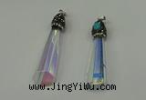 CGP250 15*65mm sticks crystal glass pendants wholesale