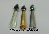 CGP253 15*65mm sticks crystal glass pendants wholesale