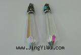 CGP260 16*80mm sticks crystal glass pendants wholesale