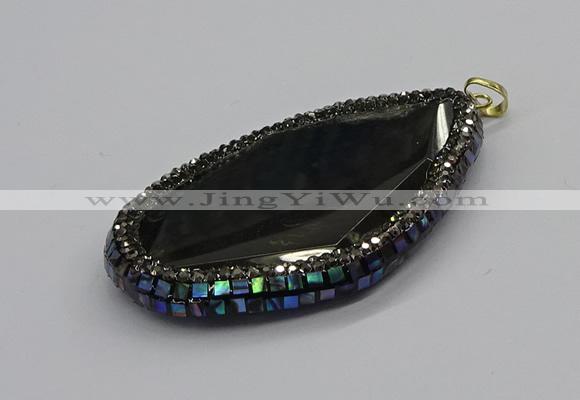 CGP3062 40*65mm - 45*70mm freeform agate gemstone pendants