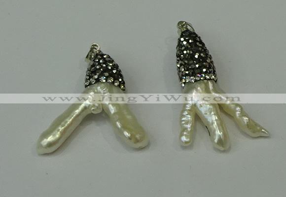 CGP315 20*30mm - 25*35mm pearl pendants wholesale