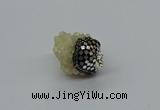 CGP3190 20*30mm - 25*40mm nuggets plated druzy quartz pendants