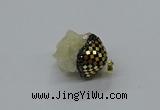 CGP3191 20*30mm - 25*40mm nuggets plated druzy quartz pendants