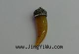 CGP331 10*45mm - 12*50mm oxhorn agate pendants wholesale