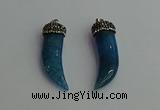 CGP334 10*45mm - 12*50mm oxhorn agate pendants wholesale