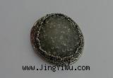 CGP356 35*55mm freeform crystal glass pendants wholesale