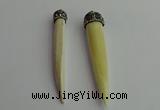 CGP390 12*75mm - 15*80mm horn bone pendants wholesale