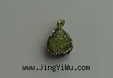 CGP468 15*20mm teardrop crystal glass pendants wholesale