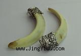 CGP542 18*75mm - 20*85mm pig tooth pendants wholesale